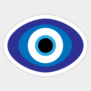 Turkish Evil Eye (Nazar) bead symbol for protection Sticker